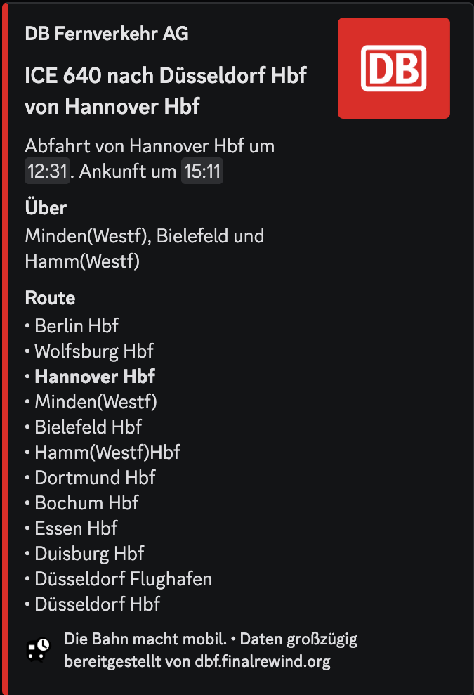 Beispiel info