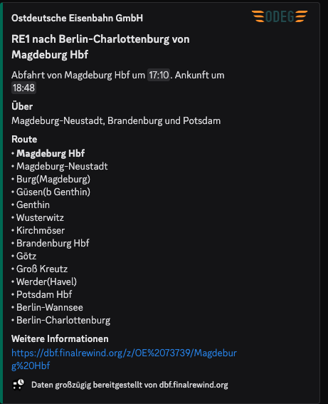 Beispiel info